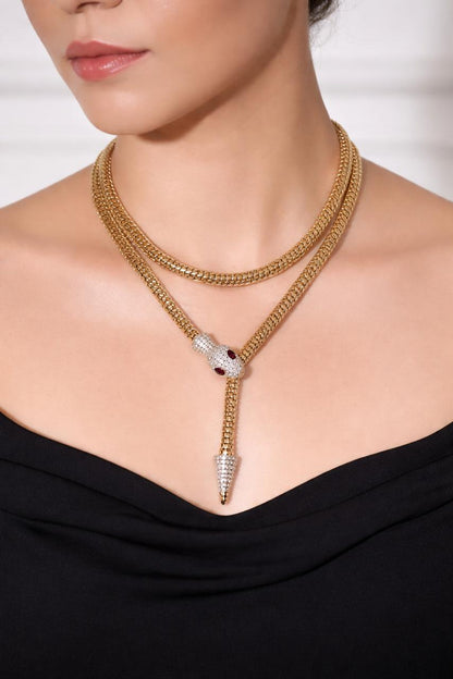 Aurelia Serpenté Transformé Gold-Toned Luxury Statement Piece ✨🐍